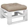 vidaXL Μαξιλάρι Παλέτας Taupe 50 x 50 x 12 εκ. Υφασμάτινο