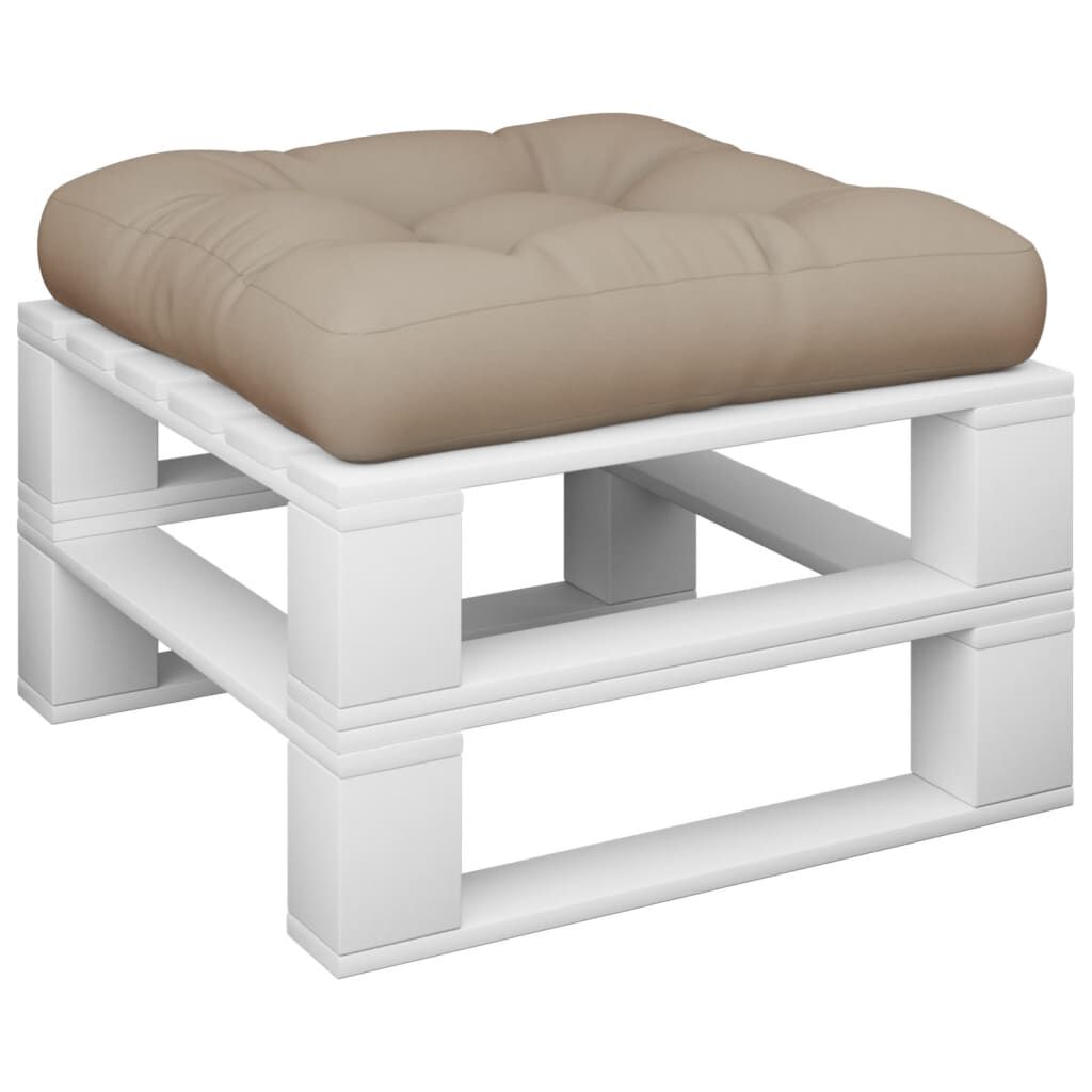 vidaXL Μαξιλάρι Παλέτας Taupe 50 x 50 x 12 εκ. Υφασμάτινο