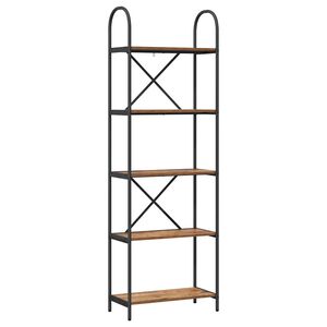 vidaXL &Rho;ά&phi;&iota; &Beta;&iota;&beta;&lambda;ί&omega;&nu; 5 &epsilon;&pi;&iota;&pi;έ&delta;&omega;&nu; 60 x 30 x 183 &epsilon;&kappa; &Epsilon;&pi;&epsilon;&xi;&epsilon;&rho;&gamma;&alpha;&sigma;&mu;έ&nu;&omicron; &xi;ύ&lambda;&omicron;
