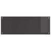 vidaXL Πίσω Πάνελ Κουζίνας 2 pcs Σκούρο Γκρι 110 x 40 cm
