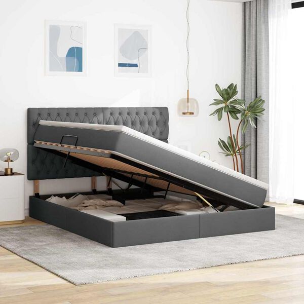 vidaXL &Kappa;&rho;&epsilon;&beta;ά&tau;&iota; &mu;&epsilon; &alpha;&pi;&omicron;&theta;&eta;&kappa;&epsilon;&upsilon;&tau;&iota;&kappa;ό &chi;ώ&rho;&omicron; &kappa;&alpha;&iota; &sigma;&tau;&rho;ώ&mu;&alpha; &mu;&epsilon; &sigma;&tau;&rho;ώ&mu;&alpha; 160 x 200 cm