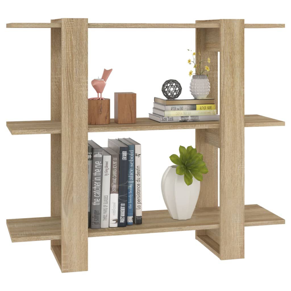 vidaXL Βιβλιοθήκη/Διαχωριστικό Χώρου Sonoma Δρυς 100 x 30 x 87 εκ.