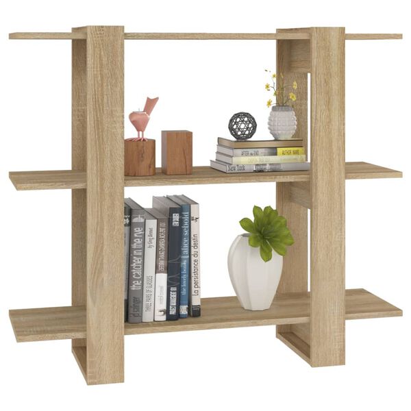 vidaXL Βιβλιοθήκη/Διαχωριστικό Χώρου Sonoma Δρυς 100 x 30 x 87 εκ.