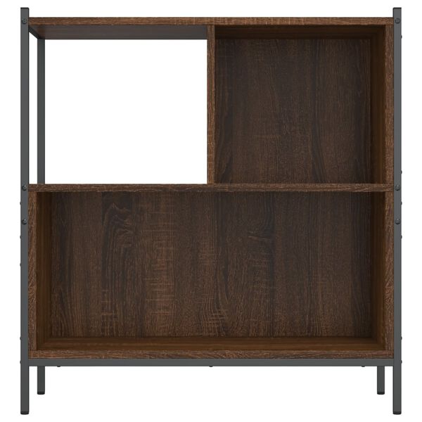 vidaXL Βιβλιοθήκη Καφέ Δρυς 72 x 28 x 77,5εκ. από Επεξεργασμένο Ξύλο