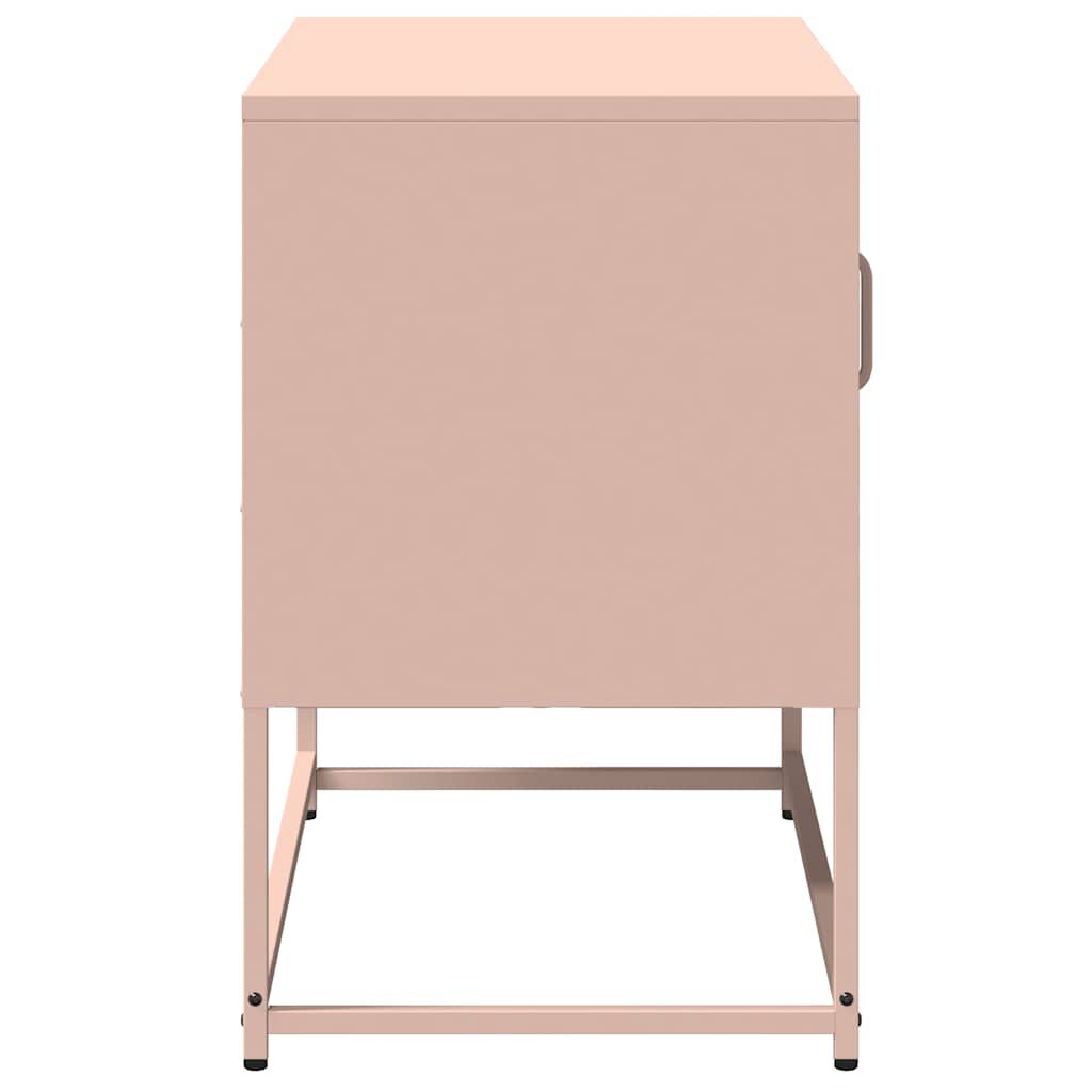 vidaXL Έπιπλο Τηλεόρασης Ροζ 68 x 39 x 60,5 εκ. από Χάλυβα