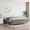 vidaXL &Kappa;&rho;&epsilon;&beta;ά&tau;&iota; Boxspring &mu;&epsilon; &Sigma;&tau;&rho;ώ&mu;&alpha; Taupe 160x200 &epsilon;&kappa;. &Upsilon;&phi;&alpha;&sigma;&mu;ά&tau;&iota;&nu;&omicron;