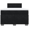 vidaXL &Kappa;&rho;&epsilon;&beta;ά&tau;&iota; Boxspring &mu;&epsilon; &Sigma;&tau;&rho;ώ&mu;&alpha; &Mu;&alpha;ύ&rho;&omicron; 120 x 200 &epsilon;&kappa;. &Beta;&epsilon;&lambda;&omicron;ύ&delta;&iota;&nu;&omicron;