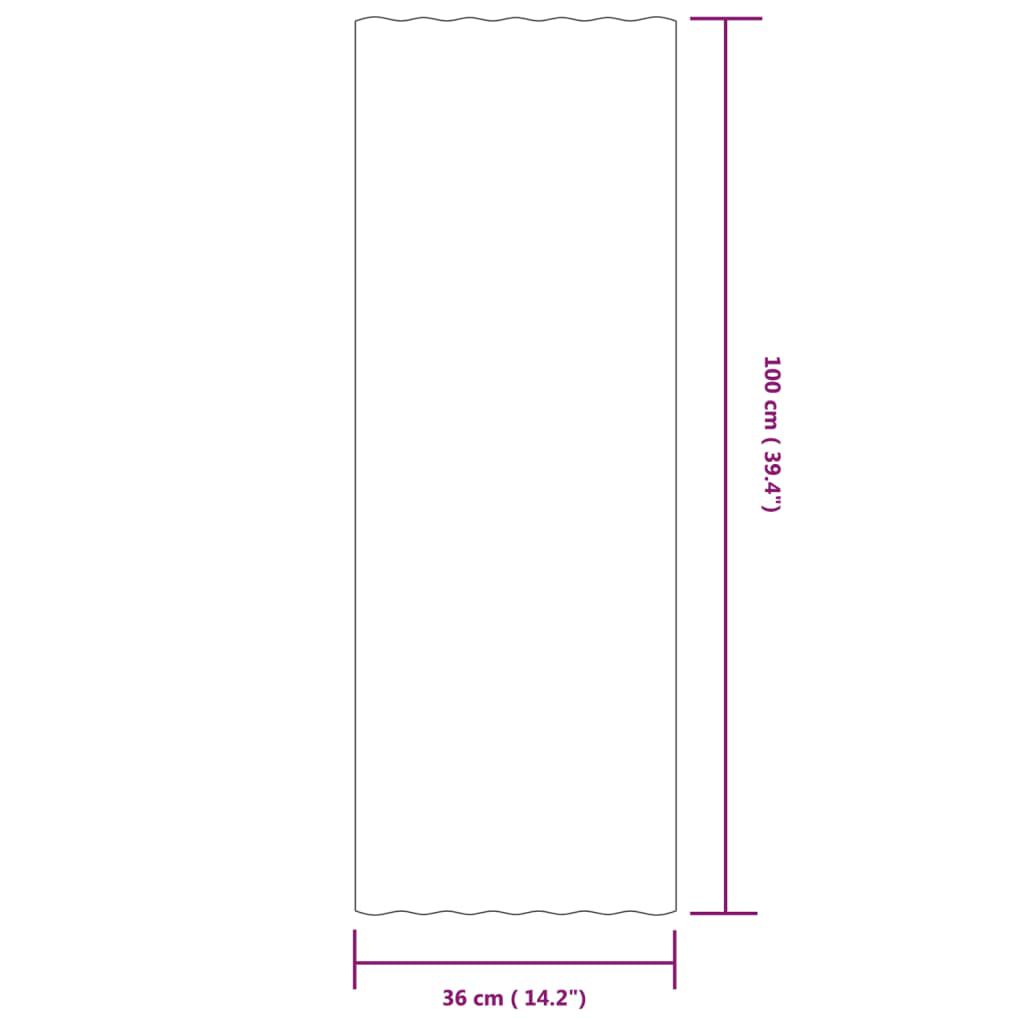 vidaXL Πάνελ Οροφής 12 τεμ. Ανθρακί 100x36 εκ Ατσάλινα με Ηλεκτρ. Βαφή