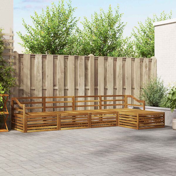 vidaXL &Sigma;&epsilon;&iota;&rho;ά &Kappa;&alpha;&nu;&alpha;&pi;έ &Epsilon;&xi;&omega;&tau;&epsilon;&rho;&iota;&kappa;&omicron;ύ 5 pcs &Phi;&upsilon;&sigma;&iota;&kappa;ό