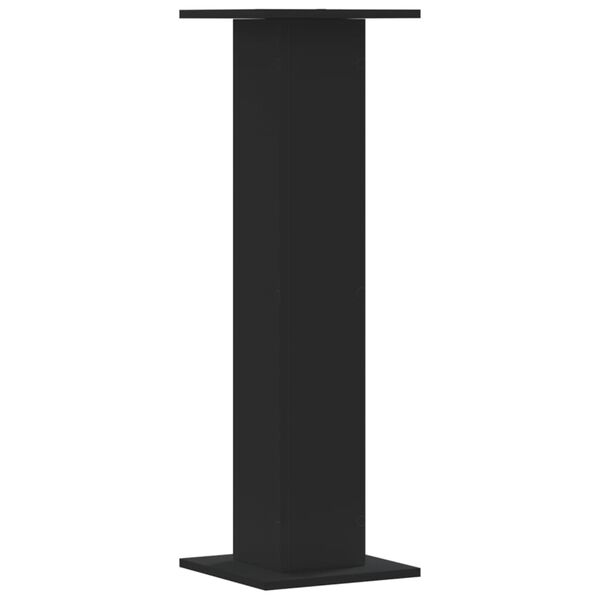 vidaXL Βάσεις Ηχείων 2 Τεμ. Μαύρες 30x30x95 εκ. Επεξ. ΞύλοΞύλο δρυός