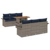 vidaXL &Sigma;&epsilon;&tau; &Kappa;&alpha;&nu;&alpha;&pi;έ &Kappa;ή&pi;&omicron;&upsilon; 7 &tau;&mu;&chi;. &Gamma;&kappa;&rho;&iota; &kappa;&alpha;&iota; Navy Blue &sigma;&upsilon;&nu;&theta;&epsilon;&tau;&iota;&kappa;ό &rho;&alpha;&tau;ά&nu;
