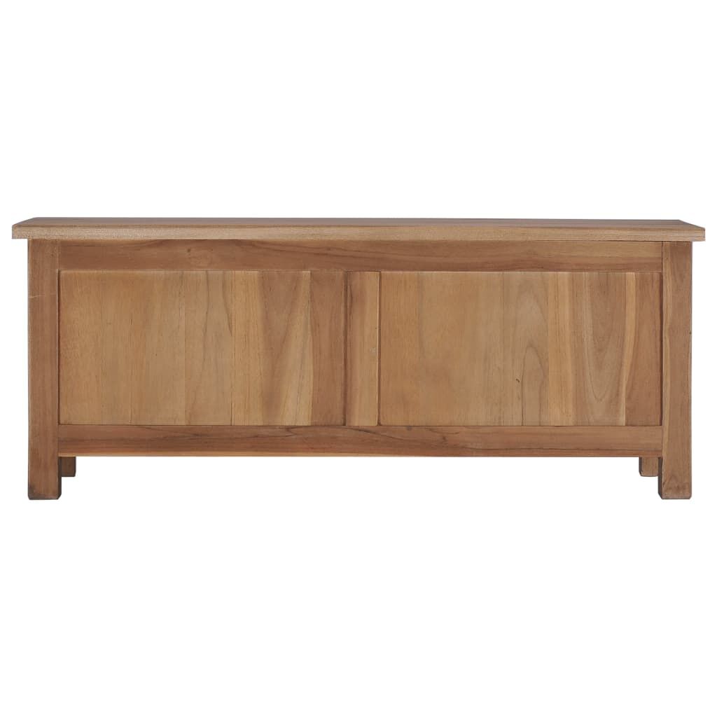 vidaXL Έπιπλο Τηλεόρασης 90 x 30 x 35 εκ. από Μασίφ Ξύλο Teak
