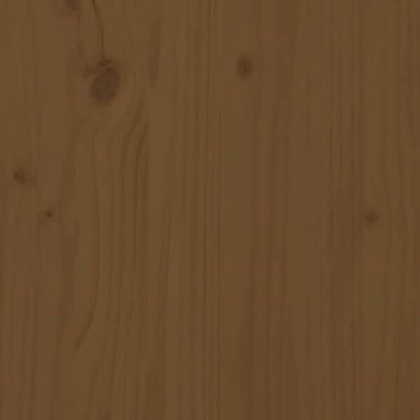 vidaXL Ντουλάπι Καφέ Μελί 164x37x68 εκ. από Μασίφ Ξύλο Πεύκου