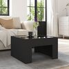 vidaXL Τραπεζάκι Σαλονιού Infinity LED Μαύρο 50x50x30 εκ.