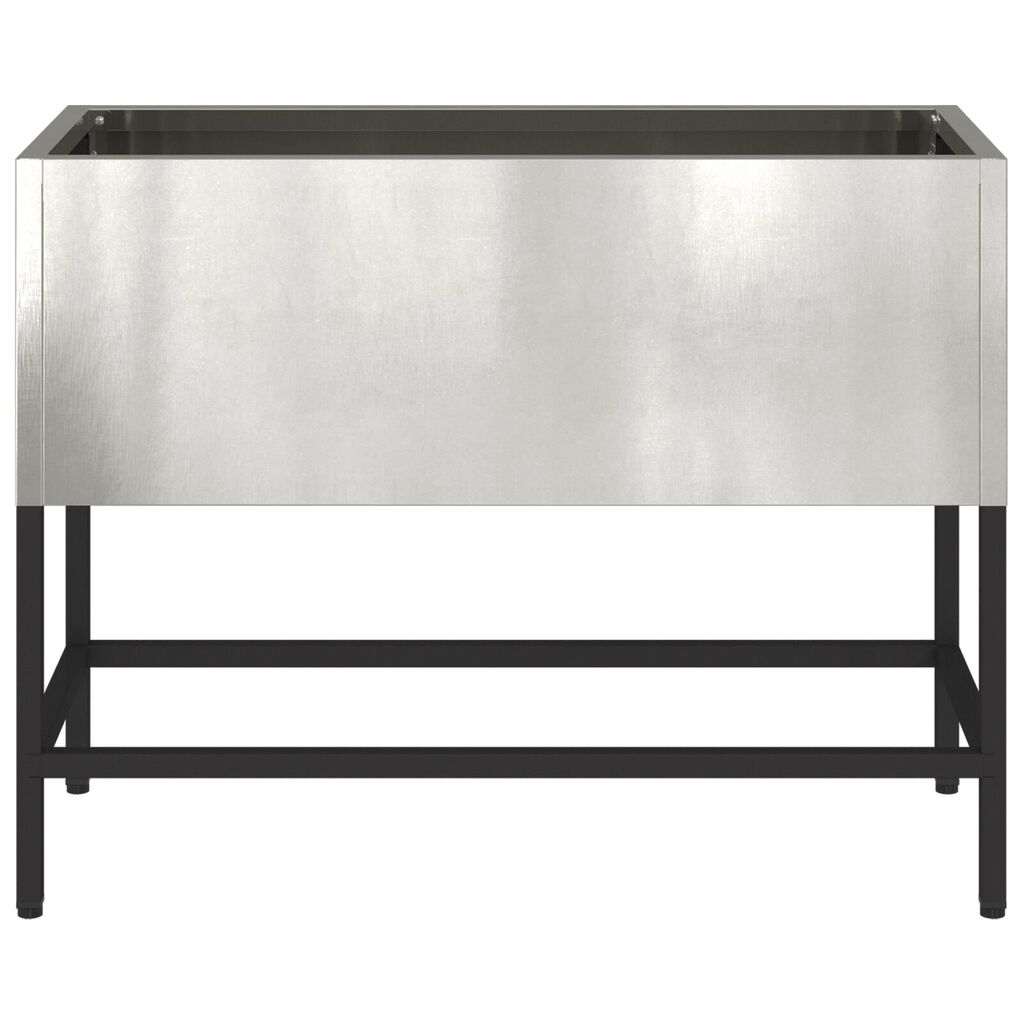 vidaXL Ανυψωμένος Κήπος 60x26x45 εκ Ανοξείδωτο χάλυβα