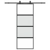vidaXL &Sigma;&upsilon;&rho;ό&mu;&epsilon;&nu;&eta; &pi;ό&rho;&tau;&alpha; &mu;&epsilon; &sigma;&epsilon;&tau; &upsilon;&lambda;&iota;&kappa;&omicron;ύ &Mu;&alpha;ύ&rho;&omicron; 76x205 cm &gamma;&upsilon;&alpha;&lambda;ί &mu;&epsilon;&tau;&rho;&iota;&alpha;&sigma;&mu;έ&nu;&omicron;