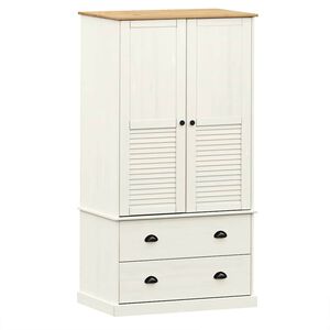 vidaXL &Nu;&tau;&omicron;&upsilon;&lambda;ά&pi;&alpha; VIGO &Lambda;&epsilon;&upsilon;&kappa;ή 90 x 55 x 170 &epsilon;&kappa;. &alpha;&pi;ό &Mu;&alpha;&sigma;ί&phi; &Xi;ύ&lambda;&omicron; &Pi;&epsilon;ύ&kappa;&omicron;&upsilon;