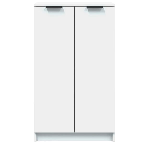 vidaXL Παπουτσοθήκη Λευκή 59x35x100,5 εκ. από Επεξεργασμένο Ξύλο