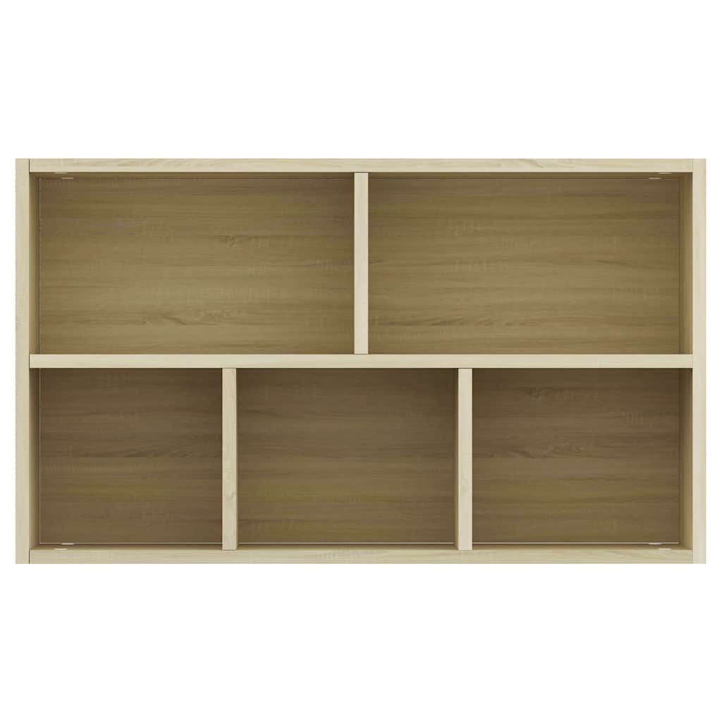 vidaXL Ραφιέρα / Βιβλιοθήκη Sonoma Δρυς 50x25x80 εκ. από Επεξ. Ξύλο