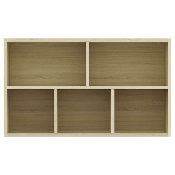 vidaXL Ραφιέρα / Βιβλιοθήκη Sonoma Δρυς 50x25x80 εκ. από Επεξ. Ξύλο