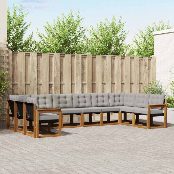 vidaXL &Sigma;&epsilon;&iota;&rho;ά &Kappa;&alpha;&nu;&alpha;&pi;έ &Epsilon;&xi;&omega;&tau;&epsilon;&rho;&iota;&kappa;&omicron;ύ 10 pcs &Phi;&upsilon;&sigma;&iota;&kappa;ό &kappa;&alpha;&iota; &Alpha;&nu;&omicron;&iota;&chi;&tau;ό &Gamma;&kappa;&rho;&iota;