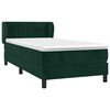 vidaXL &Kappa;&rho;&epsilon;&beta;ά&tau;&iota; Boxspring &mu;&epsilon; &Sigma;&tau;&rho;ώ&mu;&alpha; &Sigma;&kappa;&omicron;ύ&rho;&omicron; &Pi;&rho;ά&sigma;&iota;&nu;&omicron; 90x190 &epsilon;&kappa;. &Beta;&epsilon;&lambda;&omicron;ύ&delta;&iota;&nu;&omicron;