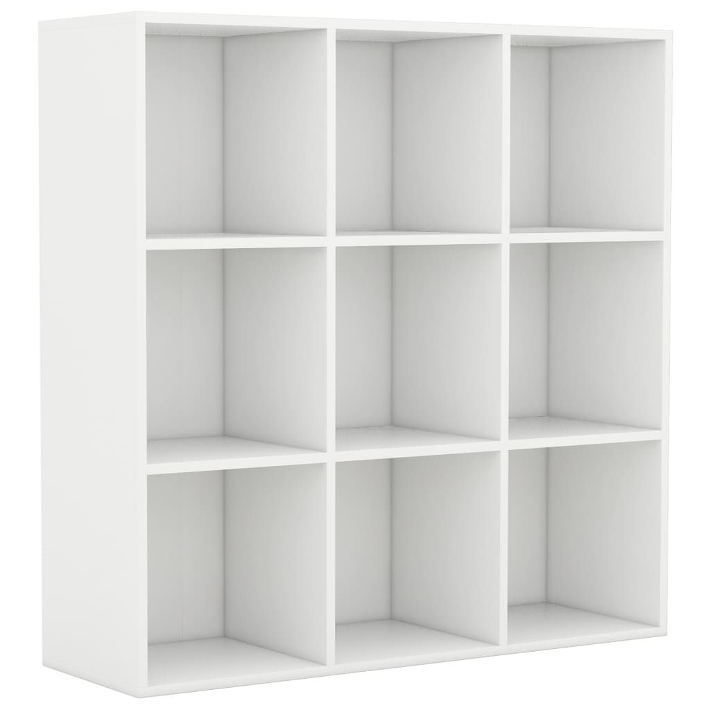 vidaXL Βιβλιοθήκη Λευκή 98 x 29 x 97,5 εκ. Επεξεργασμένο Ξύλο