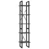 vidaXL &Beta;&iota;&beta;&lambda;&iota;&omicron;&theta;ή&kappa;&eta; &mu;&epsilon; 5 &Rho;ά&phi;&iota;&alpha; &Gamma;&kappa;&rho;&iota; 40 x 30 x 175 &epsilon;&kappa;. &alpha;&pi;ό &Epsilon;&pi;&epsilon;&xi;. &Xi;ύ&lambda;&omicron;