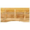 vidaXL Επιφάνεια Γραφείου Καμπύλη 140x60x2,5 εκ Μασίφ Ακατ. Μάνγκο