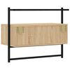 vidaXL Έπιπλο Τηλεόρασης Επιτοίχιο Sonoma Δρυς 60,5x30x51 εκ. Επ. Ξύλο