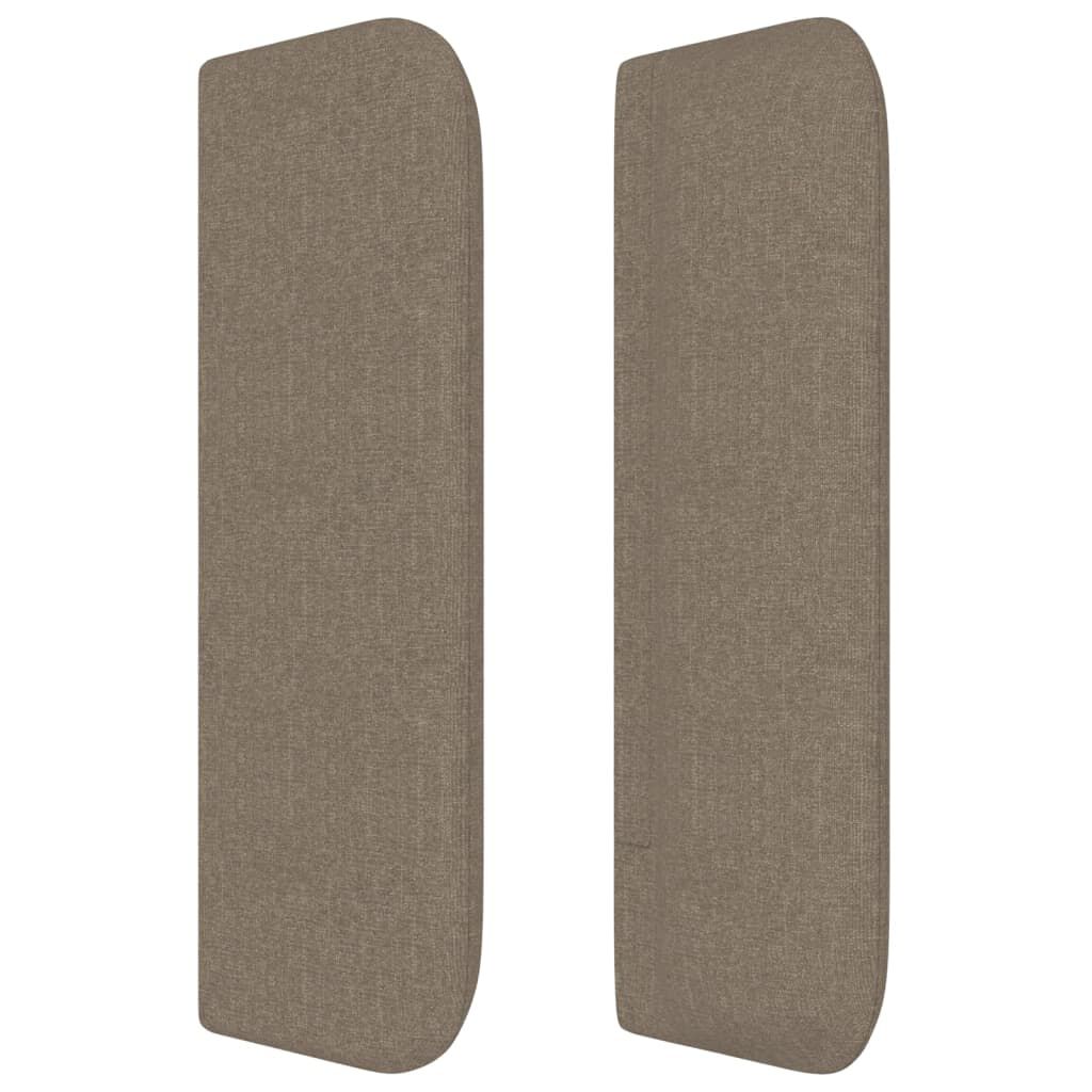vidaXL Κεφαλάρι με Πτερύγια Taupe 147x16x78/88 εκ. Υφασμάτινο