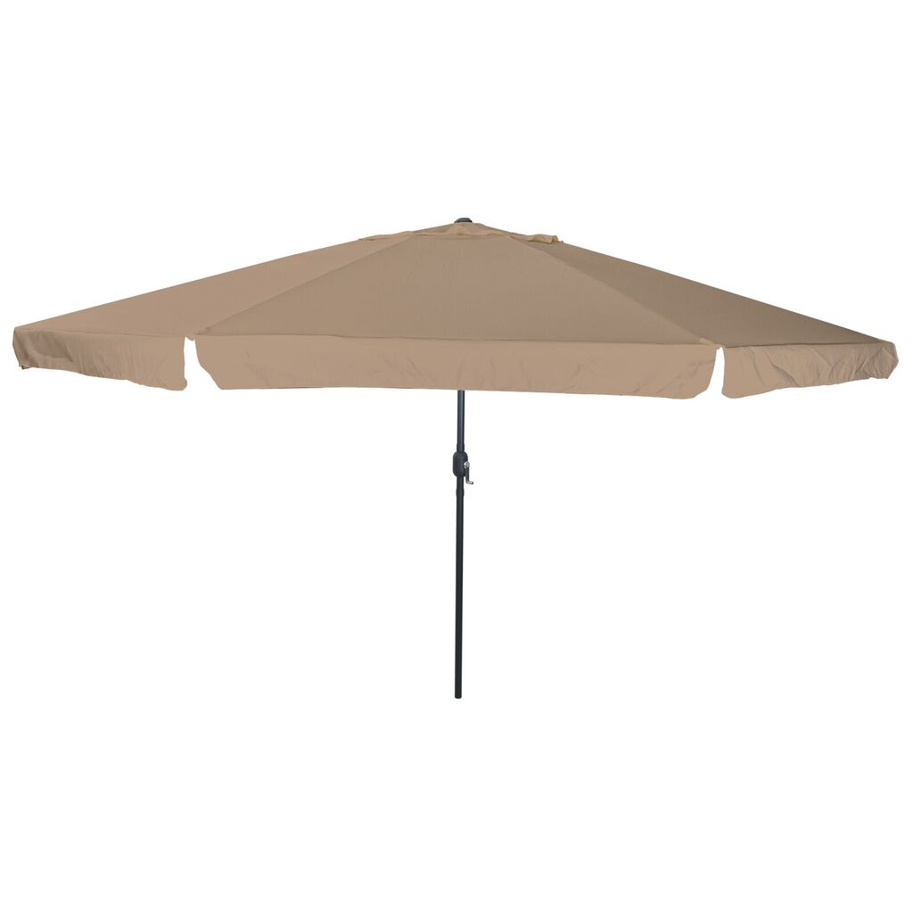 vidaXL Ομπρέλα Κήπου ø395x245 cm Ταουπέ
