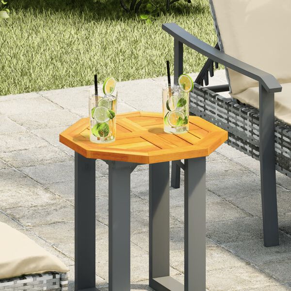 vidaXL Επιφάνεια Τραπεζιού Οκτάγωνη 40x40x2 εκ. Μασίφ Ξύλο Ακακίας
