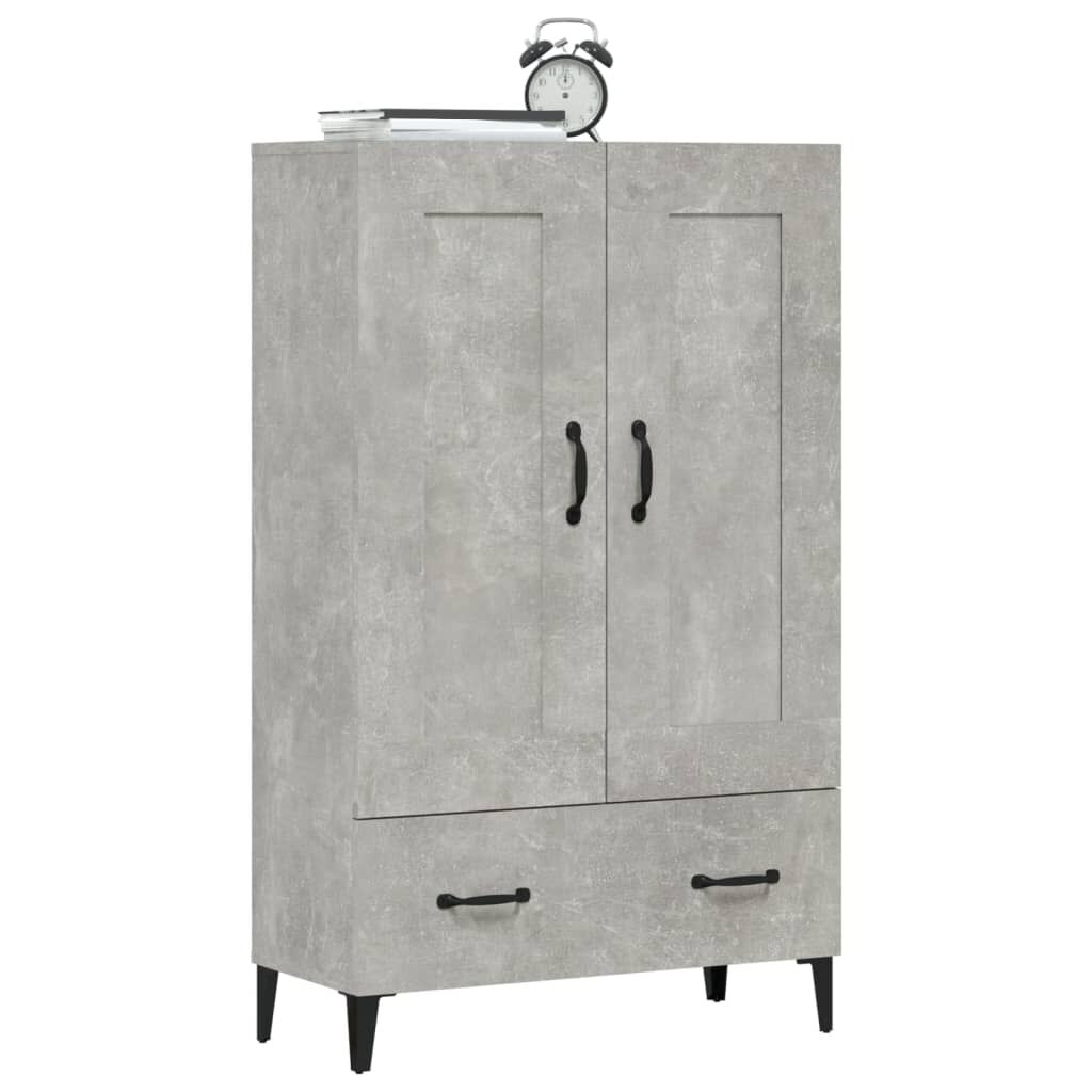 vidaXL Ντουλάπι Γκρι Σκυροδέματος 70x31x115 εκ. από Επεξεργασμένο Ξύλο