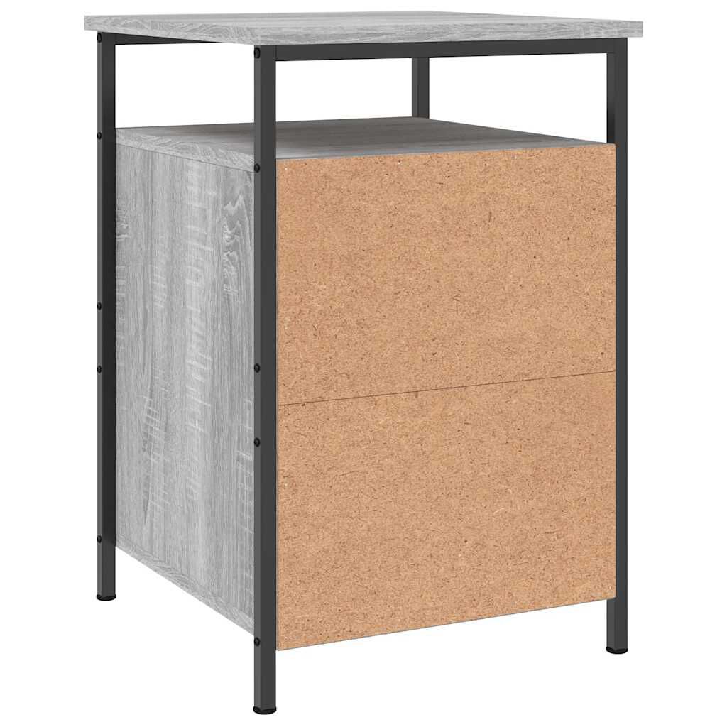 vidaXL Κομοδίνο Γκρι Sonoma 40 x 42 x 60 εκ. από Επεξεργασμένο Ξύλο