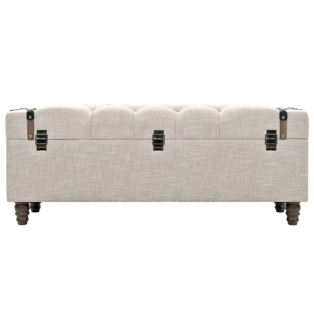 vidaXL Σετ Πάγκων Αποθήκευσης 3 τεμ. 112x37x45 εκ. Μασίφ Ξύλο / Ατσάλι