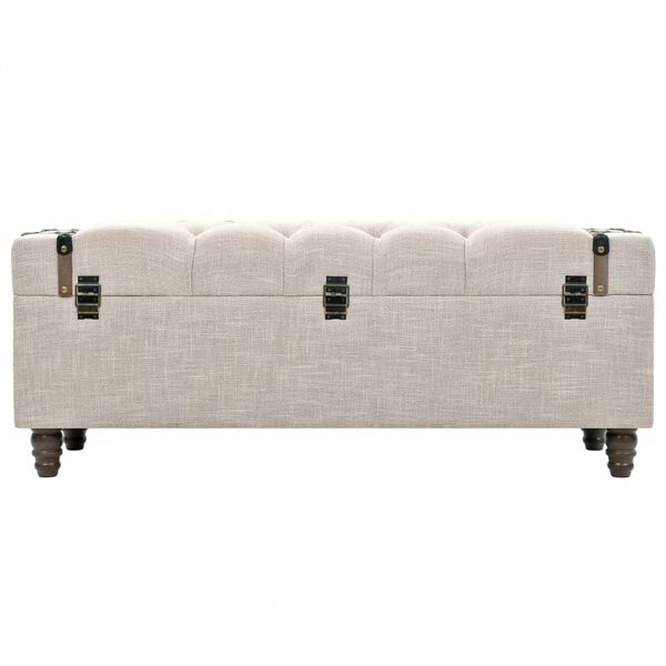 vidaXL Σετ Πάγκων Αποθήκευσης 3 τεμ. 112x37x45 εκ. Μασίφ Ξύλο / Ατσάλι