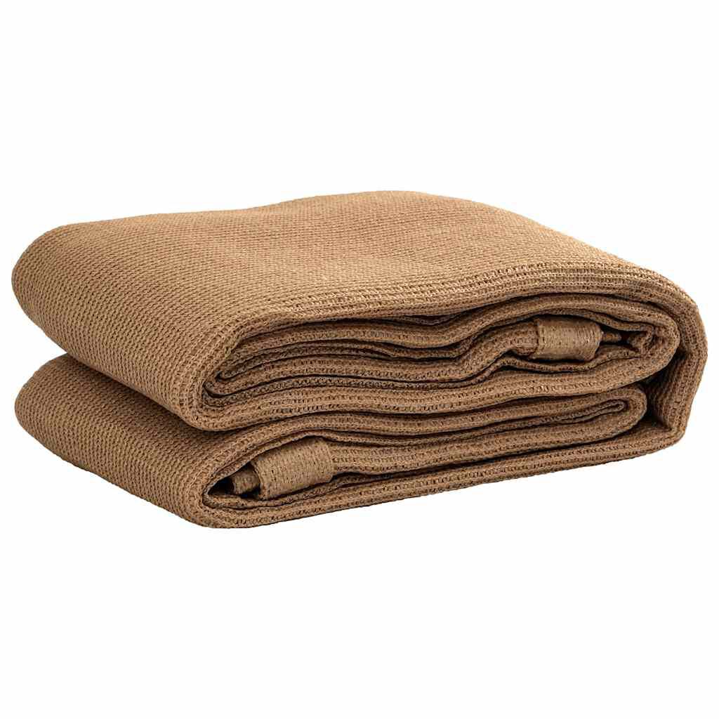 vidaXL Χαλί Σκηνής Taupe 400 x 800 εκ. από HDPE