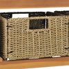 vidaXL Έπιπλο Μπάνιου 132x45x75 εκ. από Μασίφ Ξύλο Teak με 3 Καλάθια
