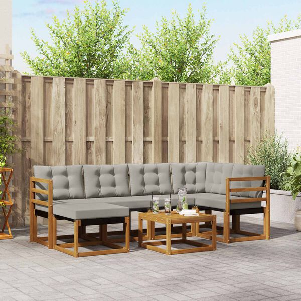 vidaXL &Sigma;&epsilon;&iota;&rho;ά &Kappa;&alpha;&nu;&alpha;&pi;έ &Epsilon;&xi;&omega;&tau;&epsilon;&rho;&iota;&kappa;&omicron;ύ 7 pcs &Phi;&upsilon;&sigma;&iota;&kappa;ό &kappa;&alpha;&iota; &Alpha;&nu;&omicron;&iota;&chi;&tau;ό &Gamma;&kappa;&rho;&iota;