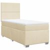 vidaXL &Kappa;&rho;&epsilon;&beta;ά&tau;&iota; Boxspring &mu;&epsilon; &Sigma;&tau;&rho;ώ&mu;&alpha; &Kappa;&rho;&epsilon;&mu; 90x190 &epsilon;&kappa;.&Upsilon;&phi;&alpha;&sigma;&mu;ά&tau;&iota;&nu;&omicron;