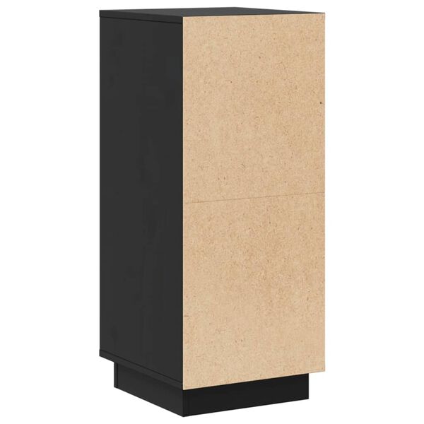 vidaXL Ντουλάπια 2 τεμ. Μαύρα 31,5 x 34 x 75 εκ. από Μασίφ Ξύλο Πεύκου