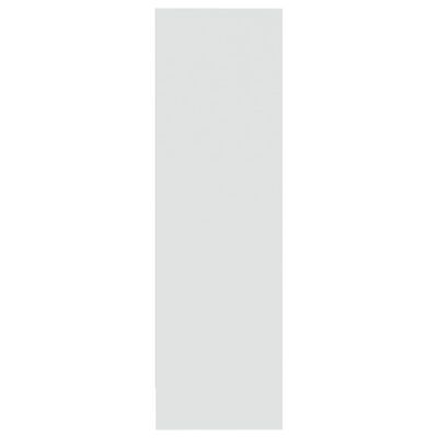 vidaXL Παπουτσοθήκη με 2 Πόρτες Λευκή 59 x 24 x 74 εκ. από Μοριοσανίδα