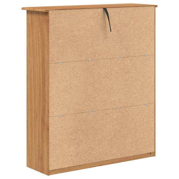 vidaXL Ράφι 'ASKIM'91x30x104 cm Μασίφ Ξύλο Πεύκου