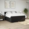 vidaXL &Kappa;&rho;&epsilon;&beta;ά&tau;&iota; Boxspring &mu;&epsilon; &Sigma;&tau;&rho;ώ&mu;&alpha; &Mu;&alpha;ύ&rho;&omicron; 200x200 &epsilon;&kappa;. &Upsilon;&phi;&alpha;&sigma;&mu;ά&tau;&iota;&nu;&omicron;
