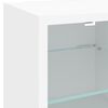 vidaXL Έπιπλα Τοίχου Τηλεόρασης 7 τεμ LED Λευκά από Επεξεργασμένο Ξύλο