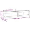 vidaXL Ζαρντινιέρα 150 x 31 x 31 εκ. από Εμποτισμένο Ξύλο Πεύκου