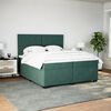 vidaXL &Kappa;&rho;&epsilon;&beta;ά&tau;&iota; Boxspring &mu;&epsilon; &Sigma;&tau;&rho;ώ&mu;&alpha; &Sigma;&kappa;&omicron;ύ&rho;&omicron; &Pi;&rho;ά&sigma;&iota;&nu;&omicron; 200x200&epsilon;&kappa;. &Beta;&epsilon;&lambda;&omicron;ύ&delta;&iota;&nu;&omicron;