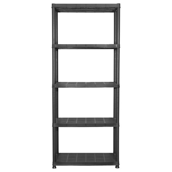 vidaXL &Rho;&alpha;&phi;&iota;έ&rho;&alpha; &Alpha;&pi;&omicron;&theta;ή&kappa;&epsilon;&upsilon;&sigma;&eta;&sigmaf; 5 &Epsilon;&pi;&iota;&pi;έ&delta;&omega;&nu; &Mu;&alpha;ύ&rho;&eta; 71x38x170 &epsilon;&kappa;. &Pi;&lambda;&alpha;&sigma;&tau;&iota;&kappa;ή