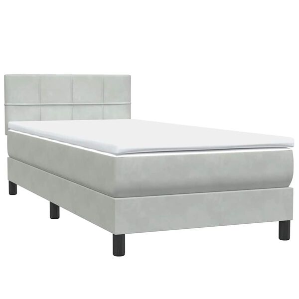vidaXL &Kappa;&rho;&epsilon;&beta;ά&tau;&iota; Boxspring &mu;&epsilon; &Sigma;&tau;&rho;ώ&mu;&alpha; &Alpha;&nu;&omicron;&iota;&chi;&tau;ό &Gamma;&kappa;&rho;&iota; 80x210 &epsilon;&kappa;. &Beta;&epsilon;&lambda;&omicron;ύ&delta;&iota;&nu;&omicron;